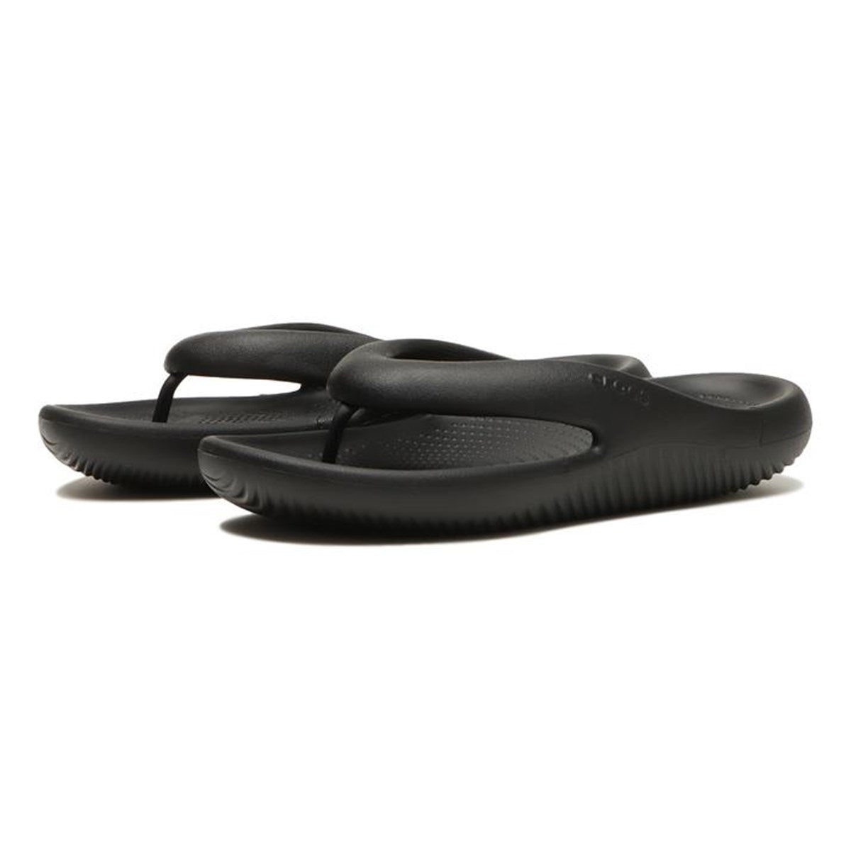 crocs クロックス メロウ リカバリー フリップ BLACK ブラック【208437-001】