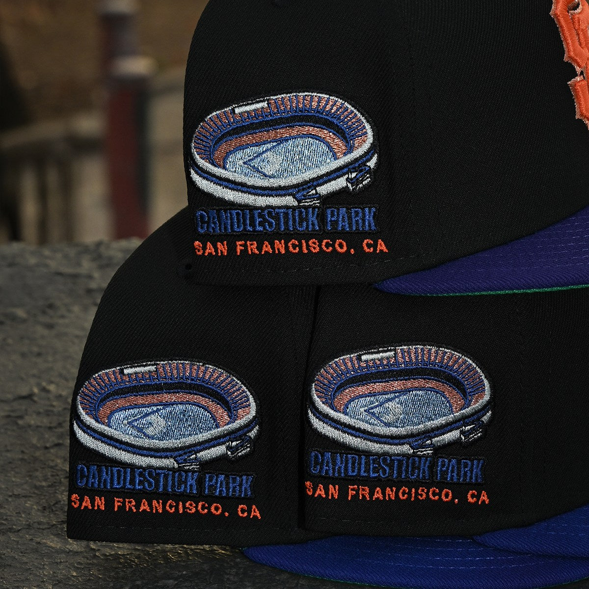 NEW ERA - San Francisco Giants 59Fifty Candlestick Park Black/Dark Royal