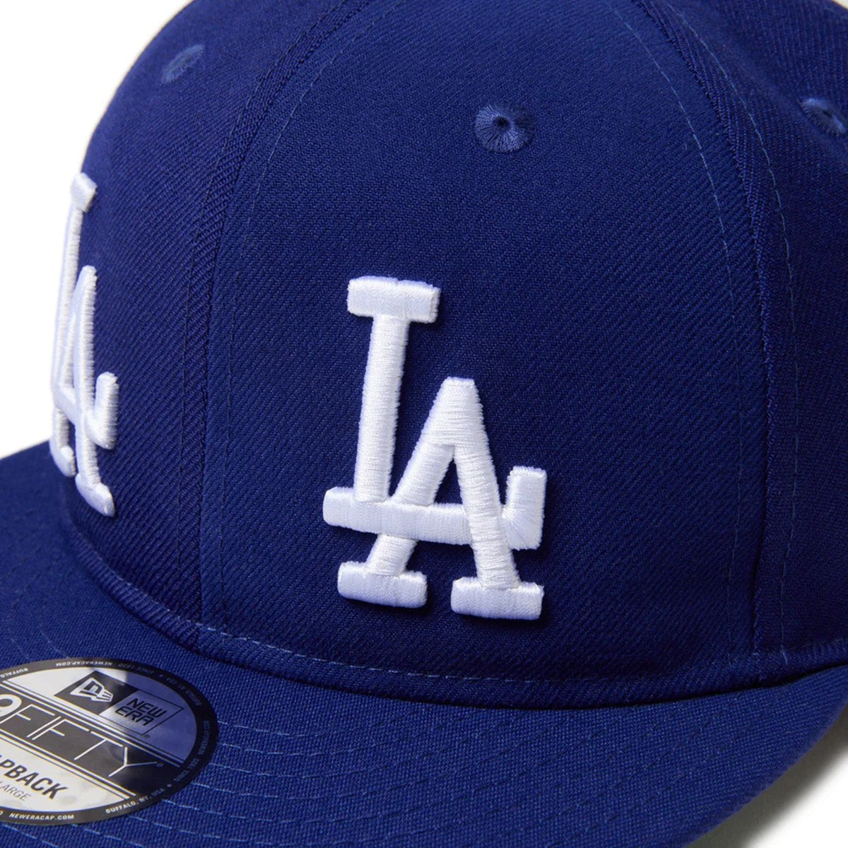NEW ERA Los Angeles Dodgers - 9FIFTY MLB DOUBLE LOGO DARK ROYAL 【14667802】