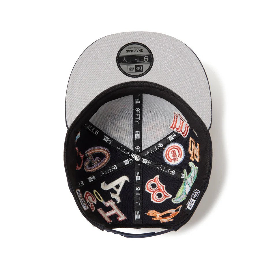 NEW ERA - 9FIFTY Team Logo Allover MLB NAVY 【14667799】