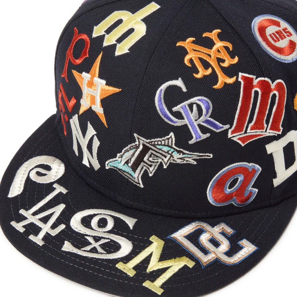 NEW ERA - 9FIFTY Team Logo Allover MLB NAVY 【14667799】