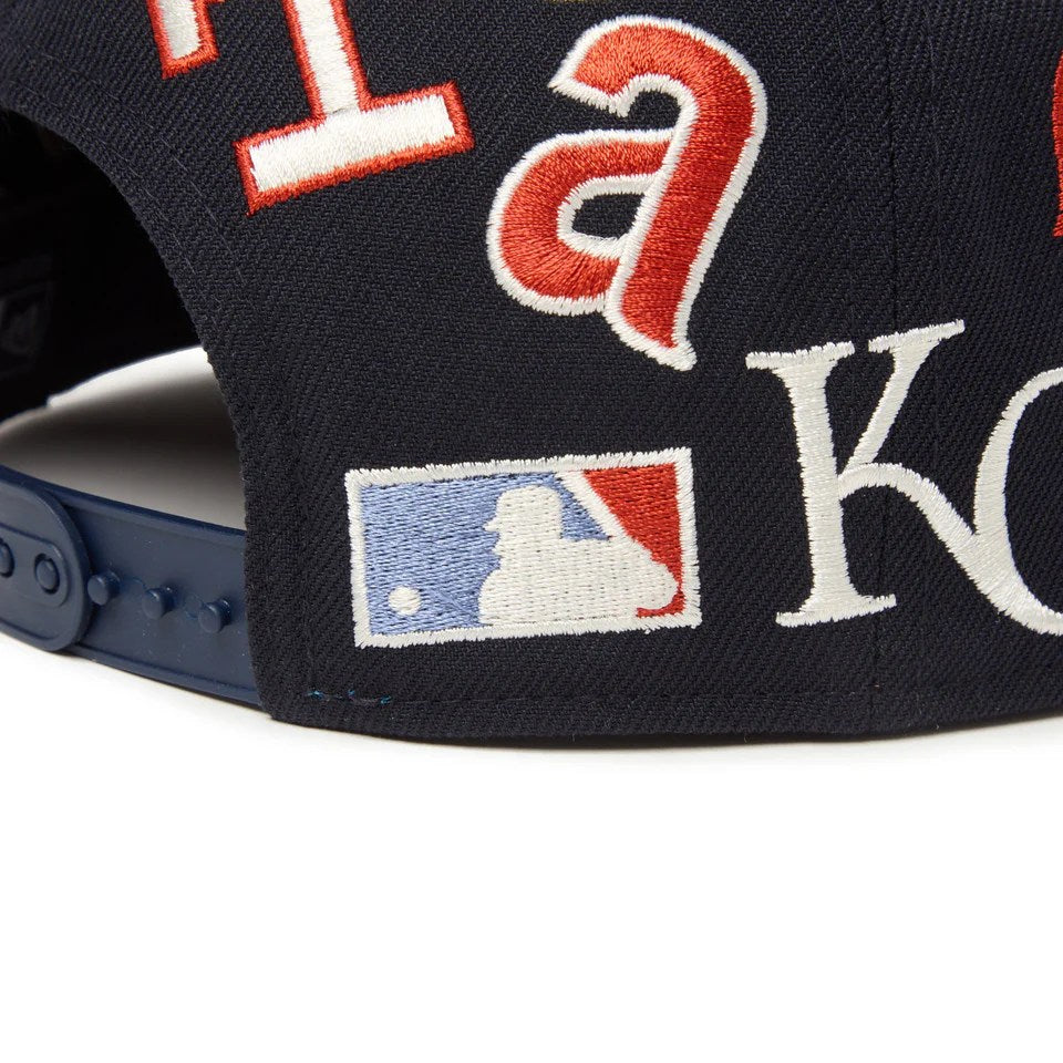 NEW ERA - 9FIFTY Team Logo Allover MLB NAVY 【14667799】