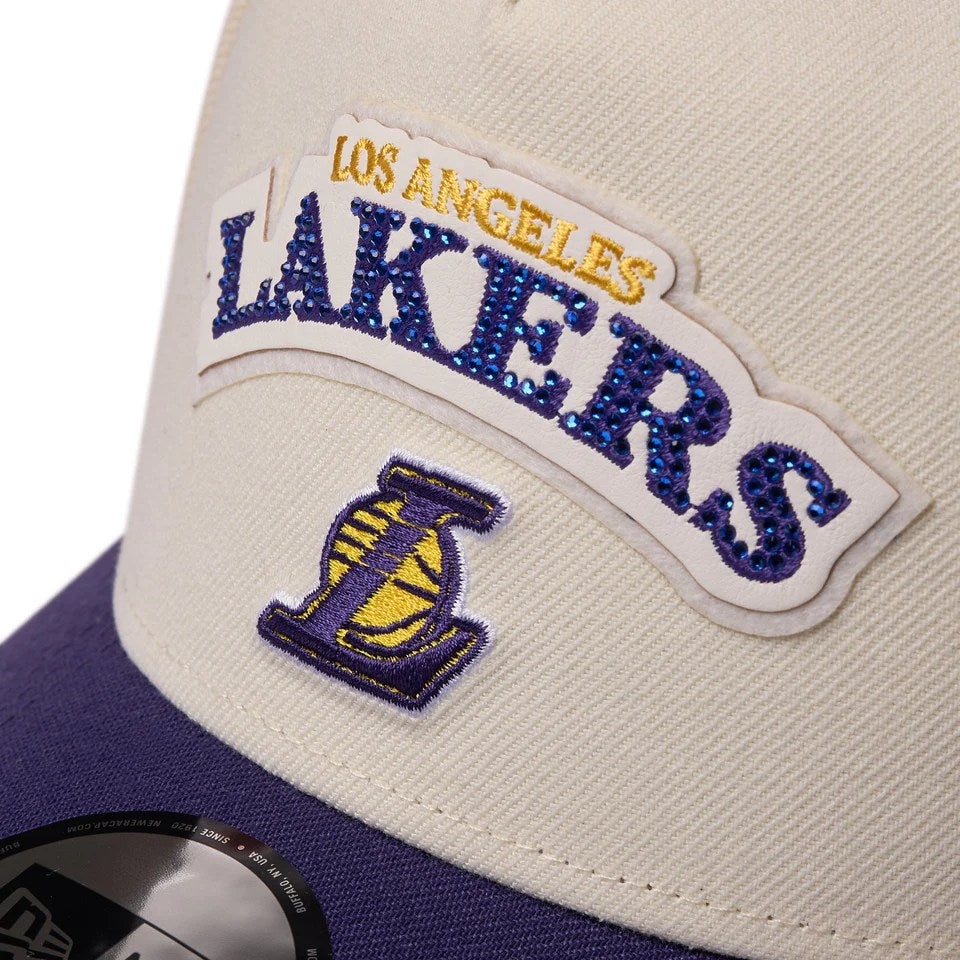 NEW ERA Los Angeles Lakers - 9FORTYA-Frame NBA Rhinestone CHROME/PURPLE【14667876】