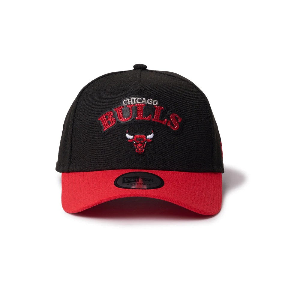 NEW ERA Chicago Bulls - 9FORTY A-Frame NBA Rhinestone BLACK/RED【14667877】