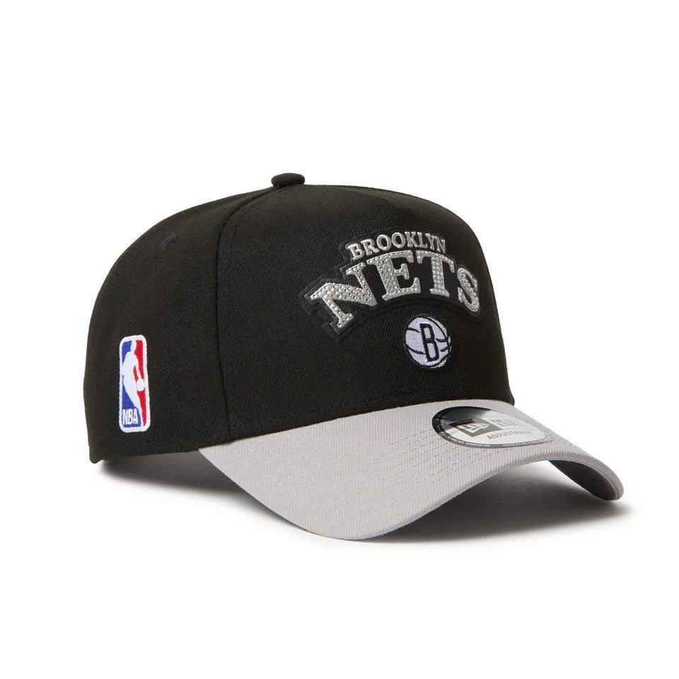 NEW ERA Brooklyn Nets - 9FORTY A-Frame NBA Rhinestone BLACK/GRAY【14667878】