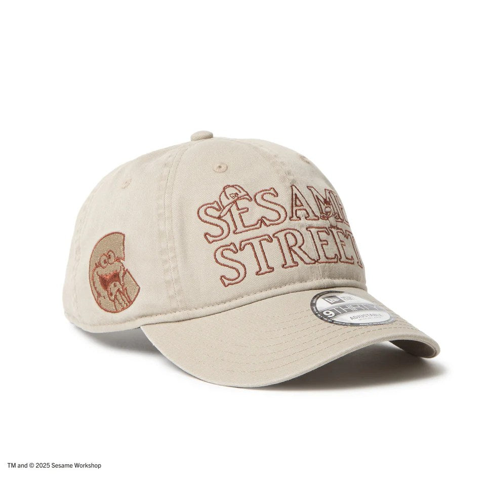 NEW ERA SESAME STREET - 9THIRTY SIDE Cookie Monster KHAKI 【14682583】