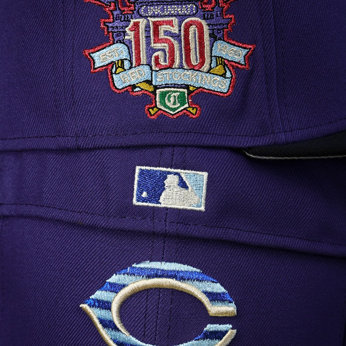 NEW ERA Cincinnati Reds - 59Fifty 150th Anniv. Red Stockings Purple/Navy