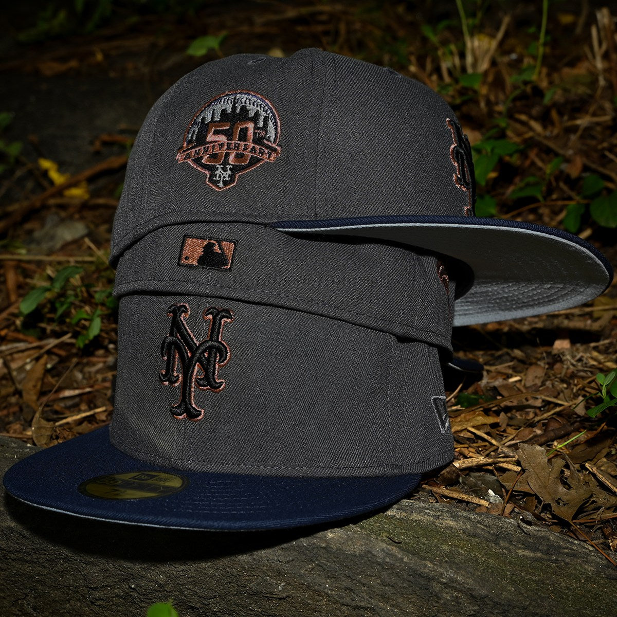 NEW ERA New York Mets - 59Fifty 50th Anniv. Graphite/Navy