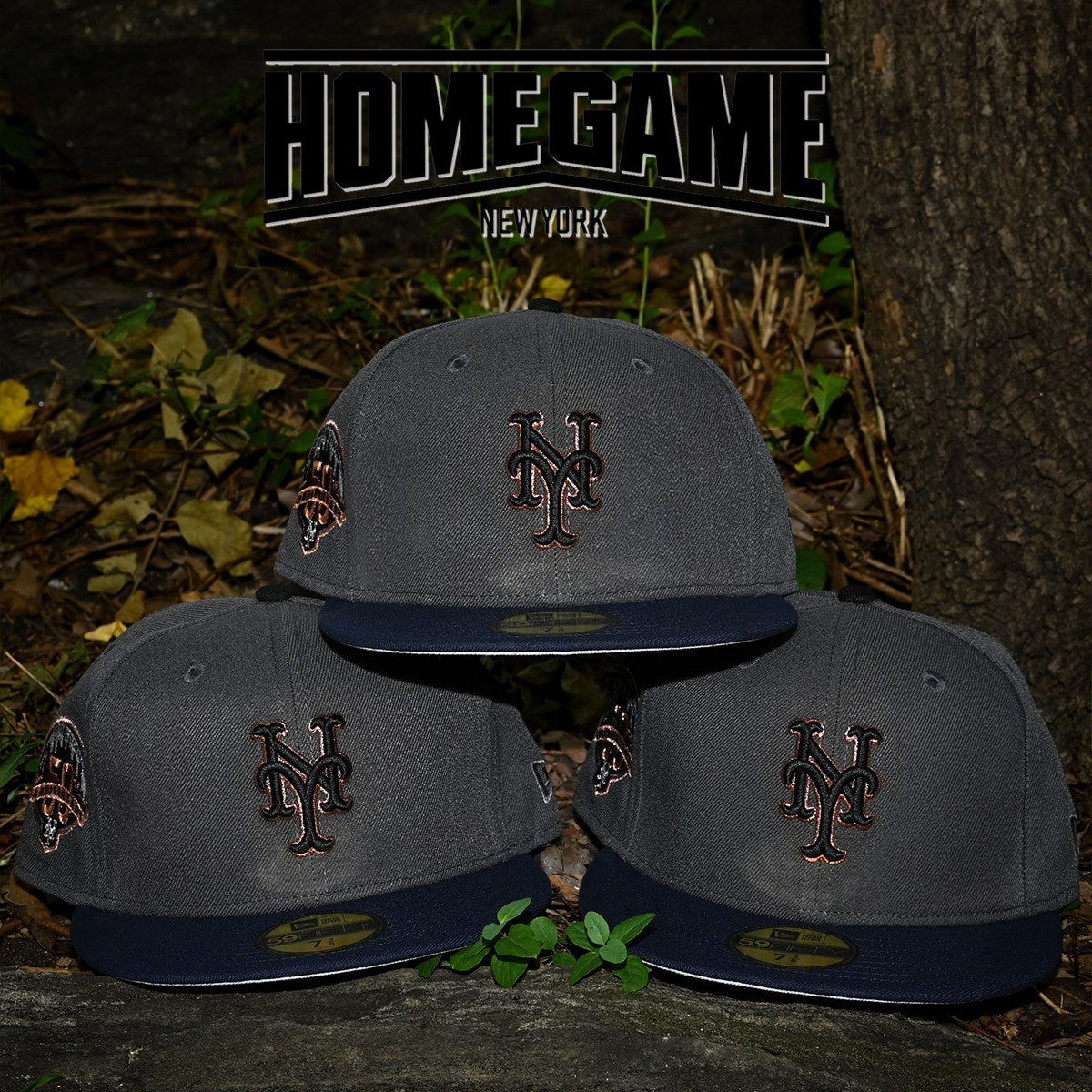 NEW ERA New York Mets - 59Fifty 50th Anniv. Graphite/Navy