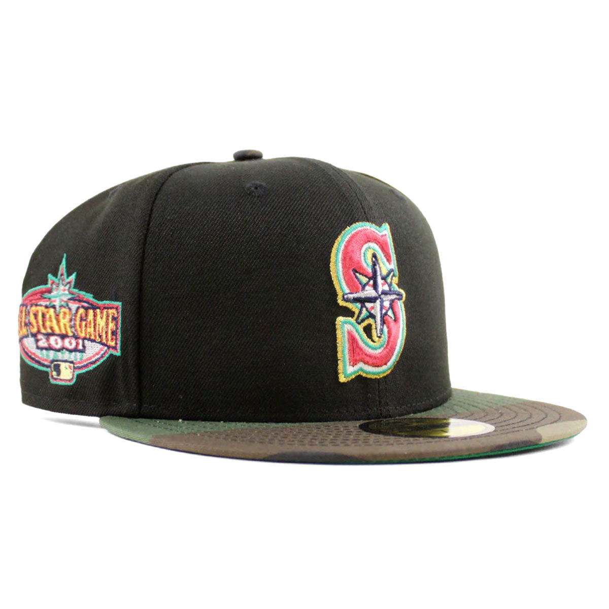 NEW ERA Seattle Mariners - 59FIFTY 2001 All Star Game Black ...