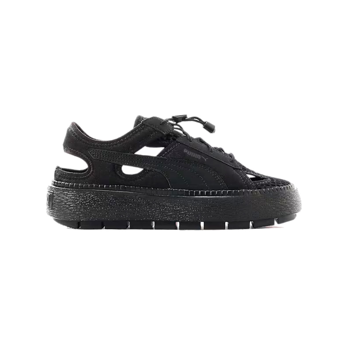 PUMA PLATFORM TRACE LITE MULE WMNZ BLACK プーマ プラットフォーム トレース ライトミュール ウィメンズ ブラック【382872-01】