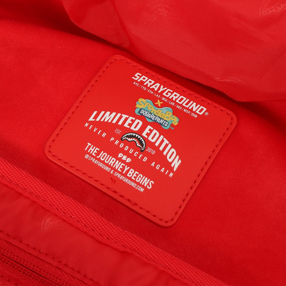 SPRAYGROUND - SPONGEBOB CHECKERBOB BACKPACK 【B7011】