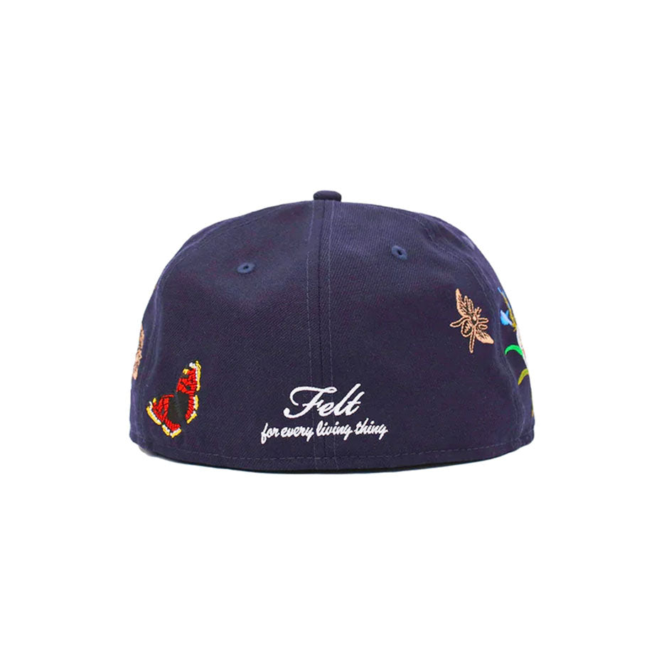 NEW ERA × FELT 波士頓紅襪 - 59FIFTY 蝴蝶花園海軍藍