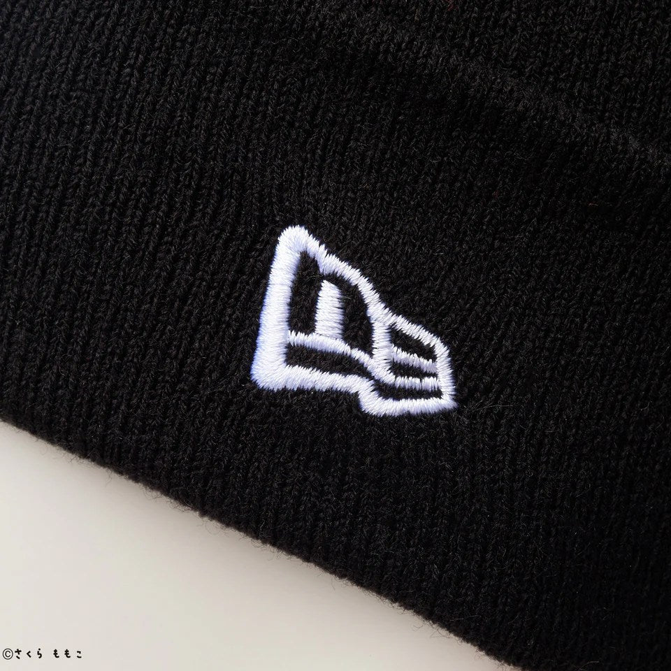 NEW ERA コジコジ - Basic Cuff Knit COJI-COJI Jacquard BLACK 【14693311】