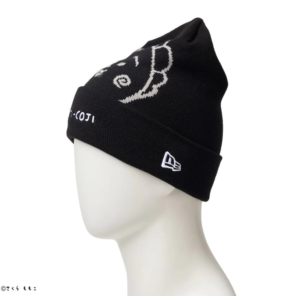 NEW ERA コジコジ - Basic Cuff Knit COJI-COJI Jacquard BLACK 【14693311】