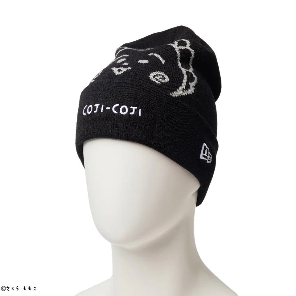NEW ERA コジコジ - Basic Cuff Knit COJI-COJI Jacquard BLACK 【14693311】