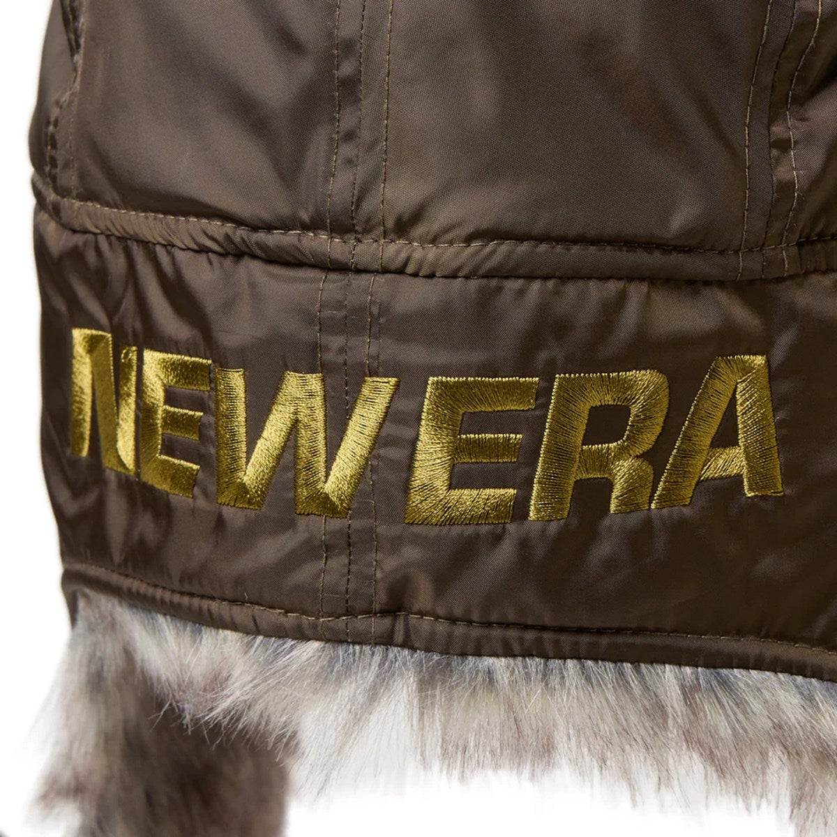 NEW ERA - TRAP2 DOG EAR WATER REPELLEN FUR OLIVE 【14668873】