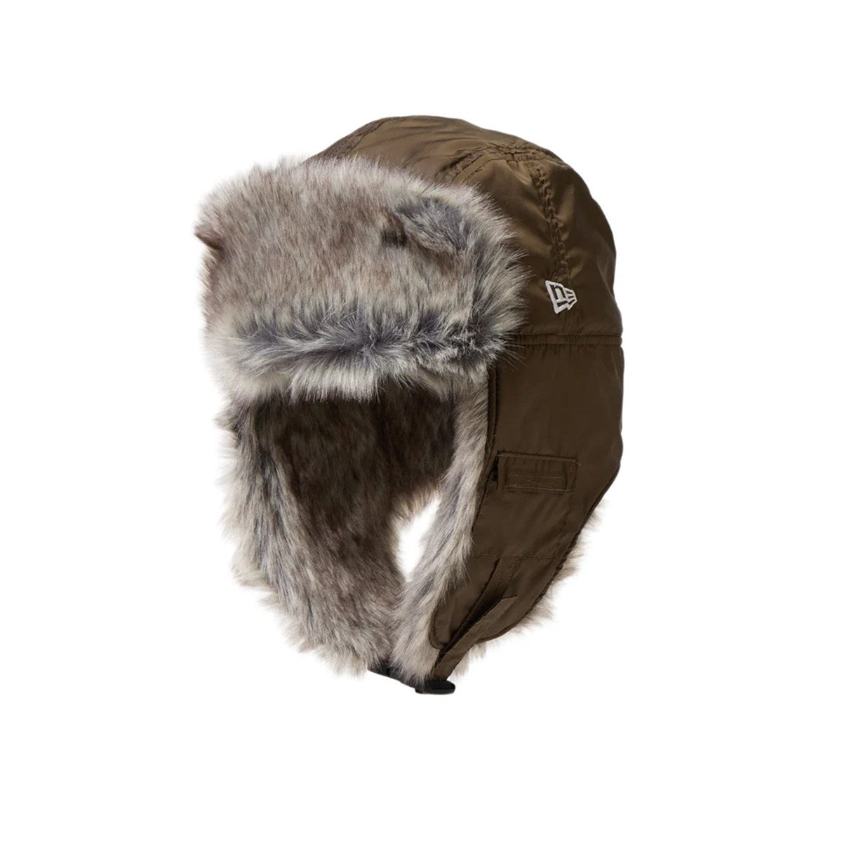 NEW ERA - TRAP2 DOG EAR WATER REPELLEN FUR OLIVE 【14668873】