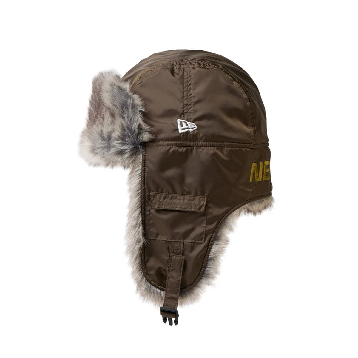 NEW ERA - TRAP2 DOG EAR WATER REPELLEN FUR OLIVE 【14668873】