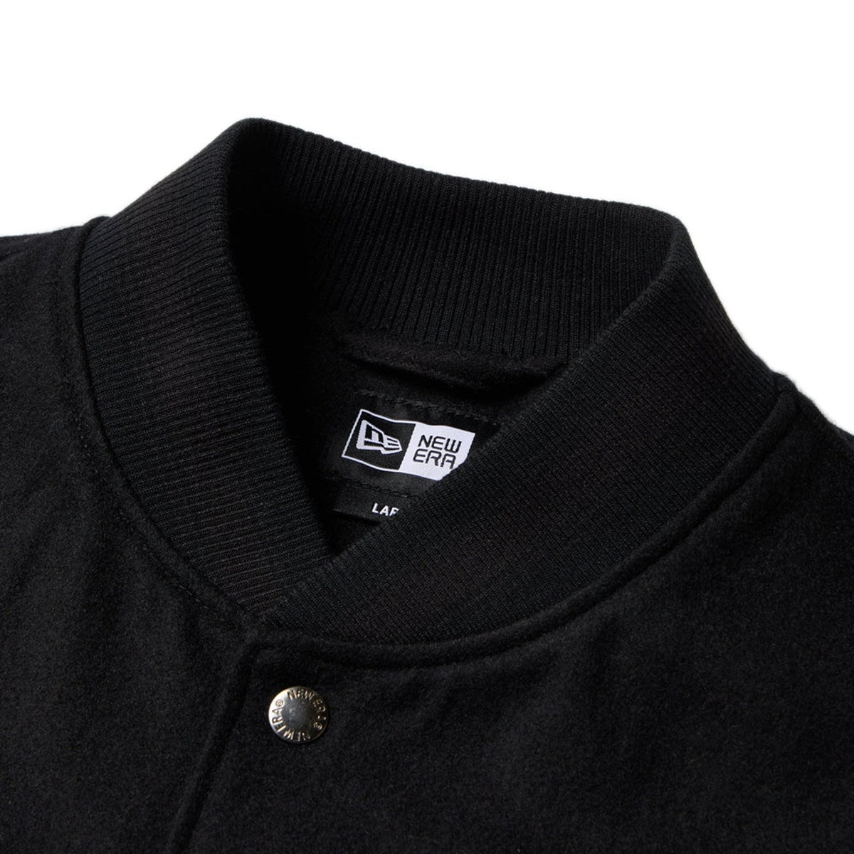 NEW ERA Los Angeles Dodgers - MELTON VARSITY JACKET BLACK 【14682678】
