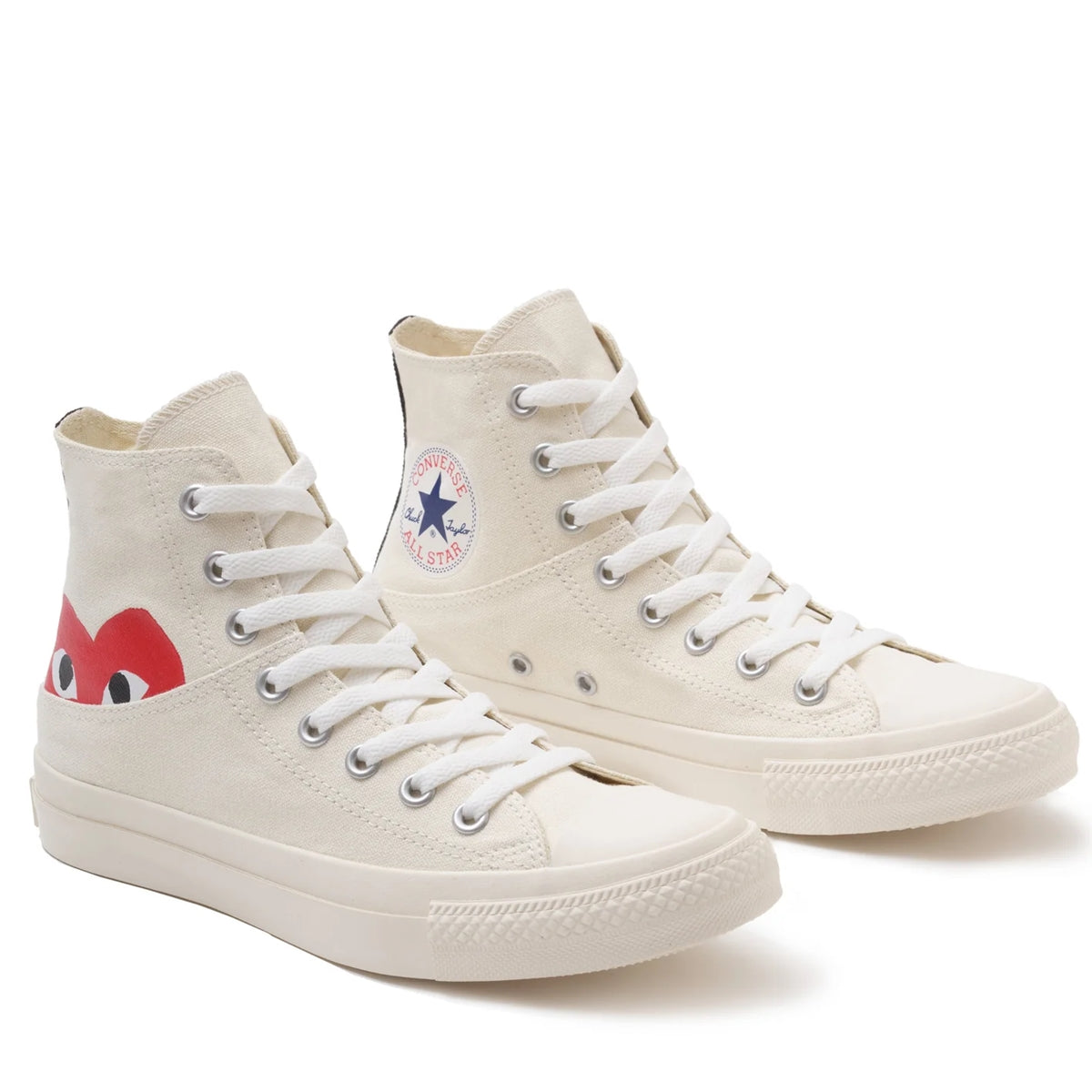 CONVERSE×PLAY COMME des GARCONS - ALLSTAR ALLSTAR HI WHITE【AZ 