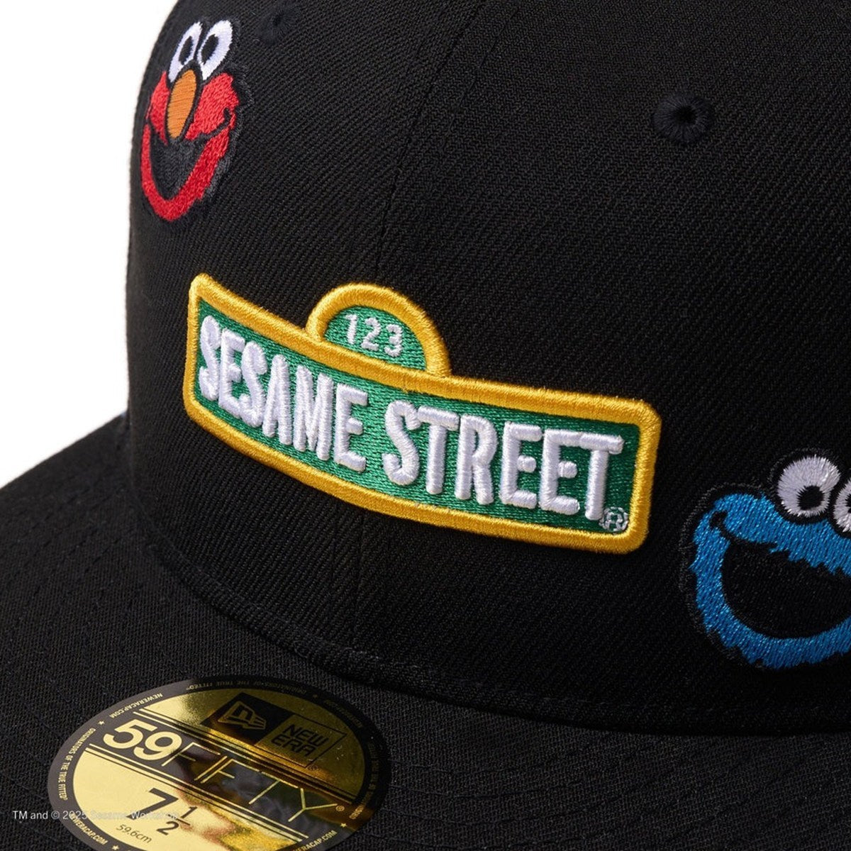 NEW ERA SESAME STREET - 59FIFTY ALLOVER BLACK【14682620】