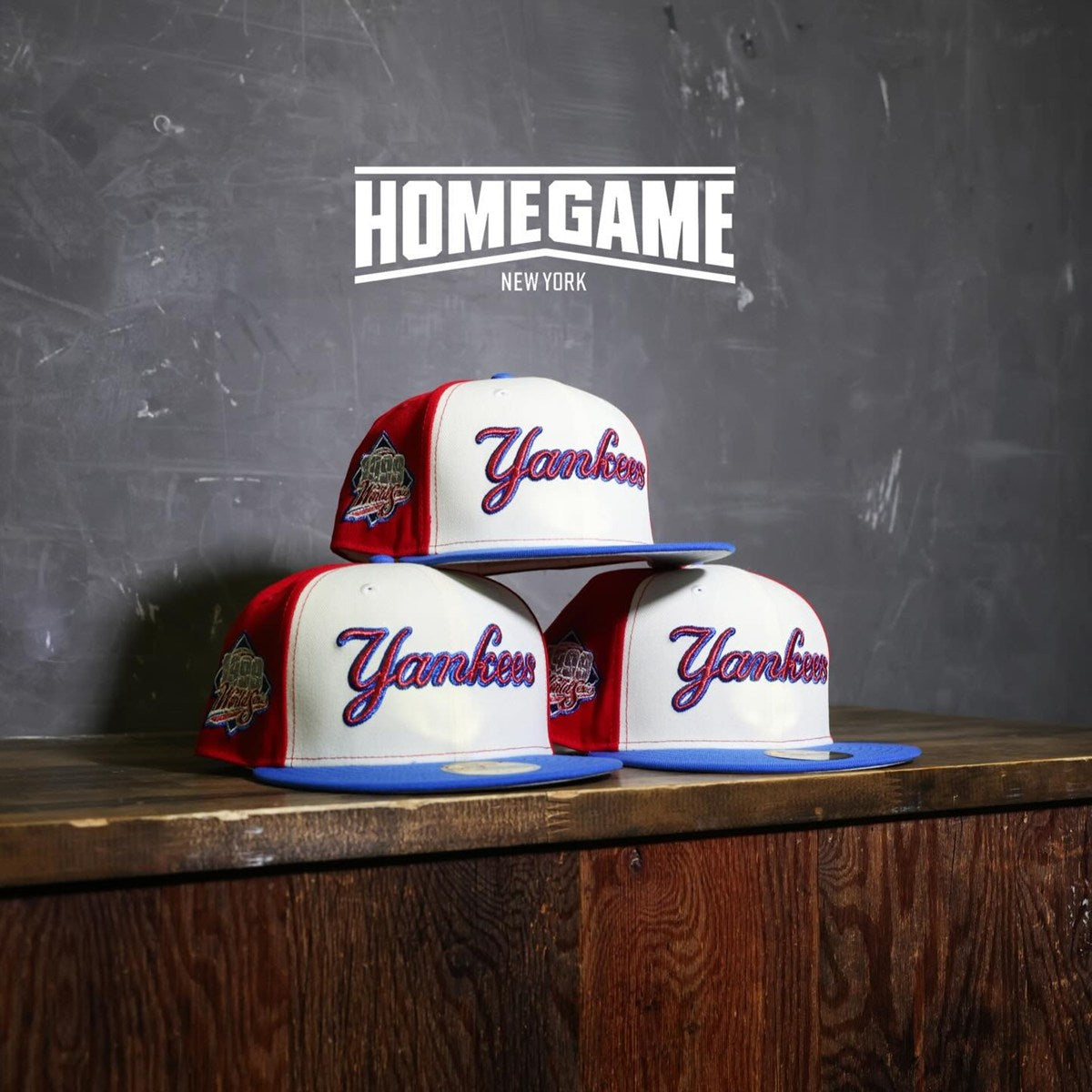 NEW ERA - New York Yankees 1999 World Series Chrome White/Scarlet