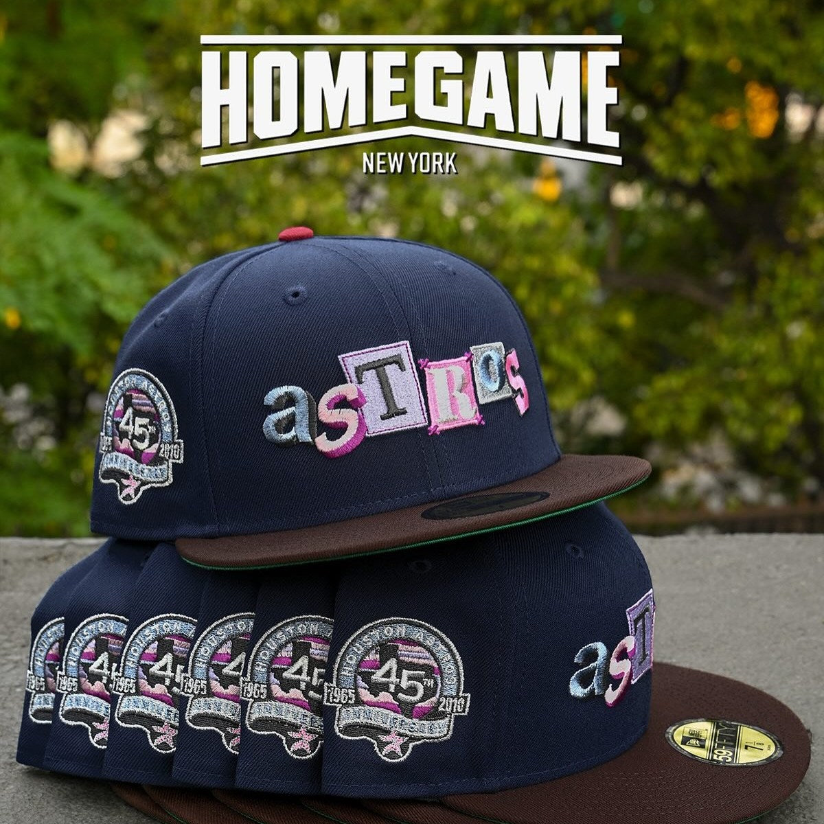 NEW ERA - Houston Astros CO 59FIFTY 45th Anniversary Oceanside Blue/Brown