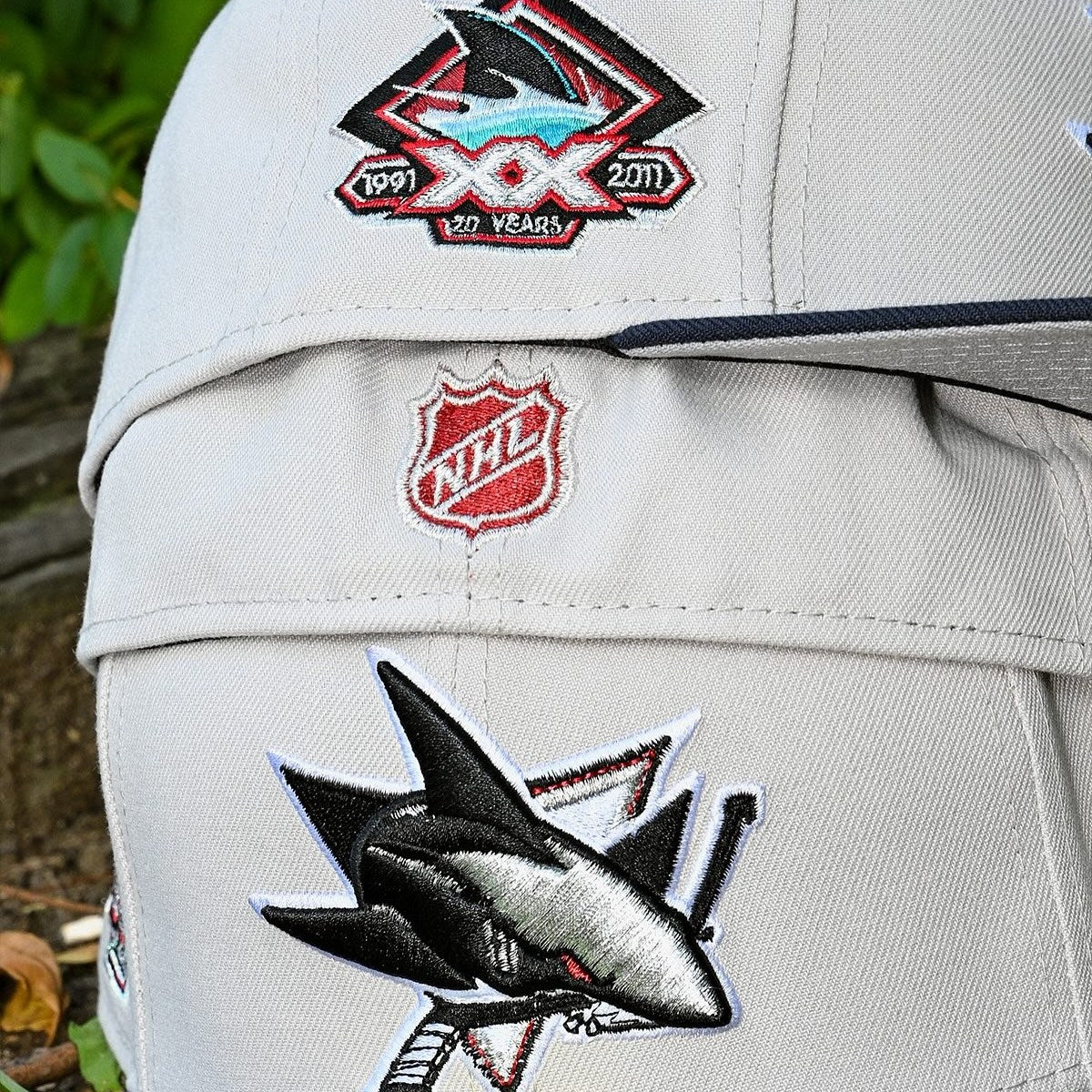 NEW ERA San Jose Sharks - 59FIFTY 20th Anniv. Bone/Dark Navy