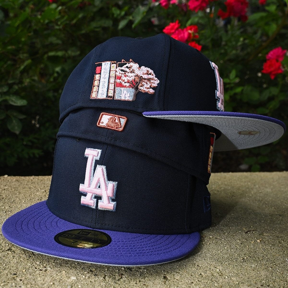NEW ERA Los Angeles Dodgers - 59Fifty Tokyo Series Black/Purple