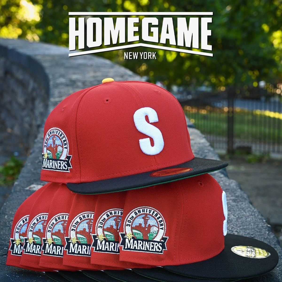 NEW ERA - Seattle Mariners CO 59FIFTY 30th Anniversary Red/Black