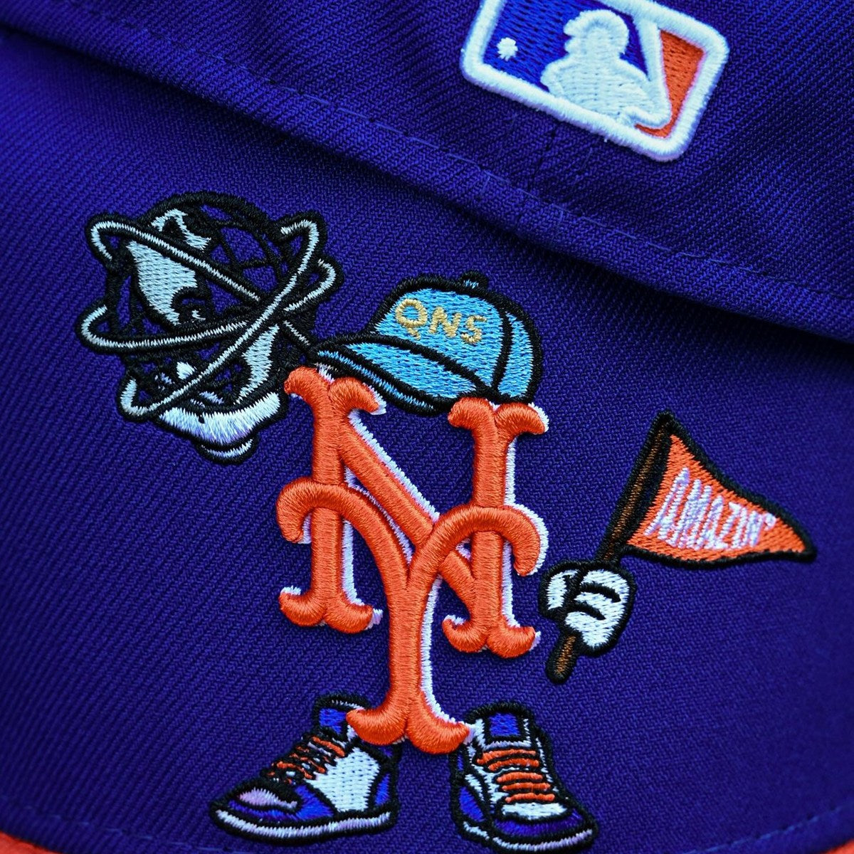 NEW ERA - New York Mets 59FIFTY A-Frame Pre-Curved Cartoon Royal/Orange【60693559】