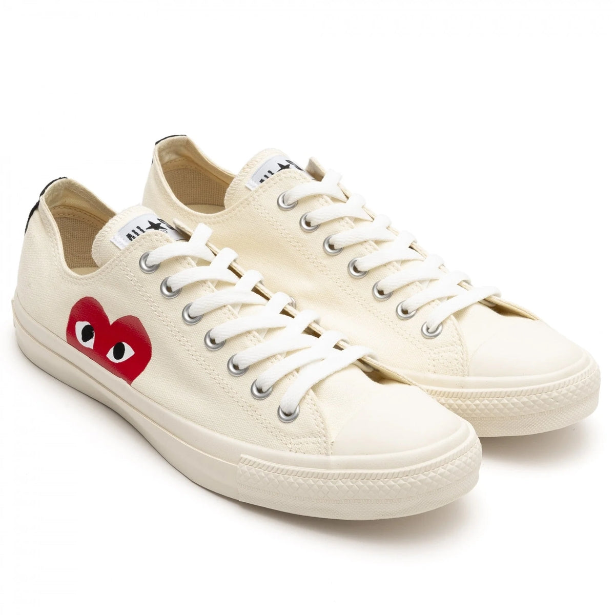 CONVERSE×PLAY COMME des GARCONS - ALLSTAR LOW WHITE 【AZ-K114-001 