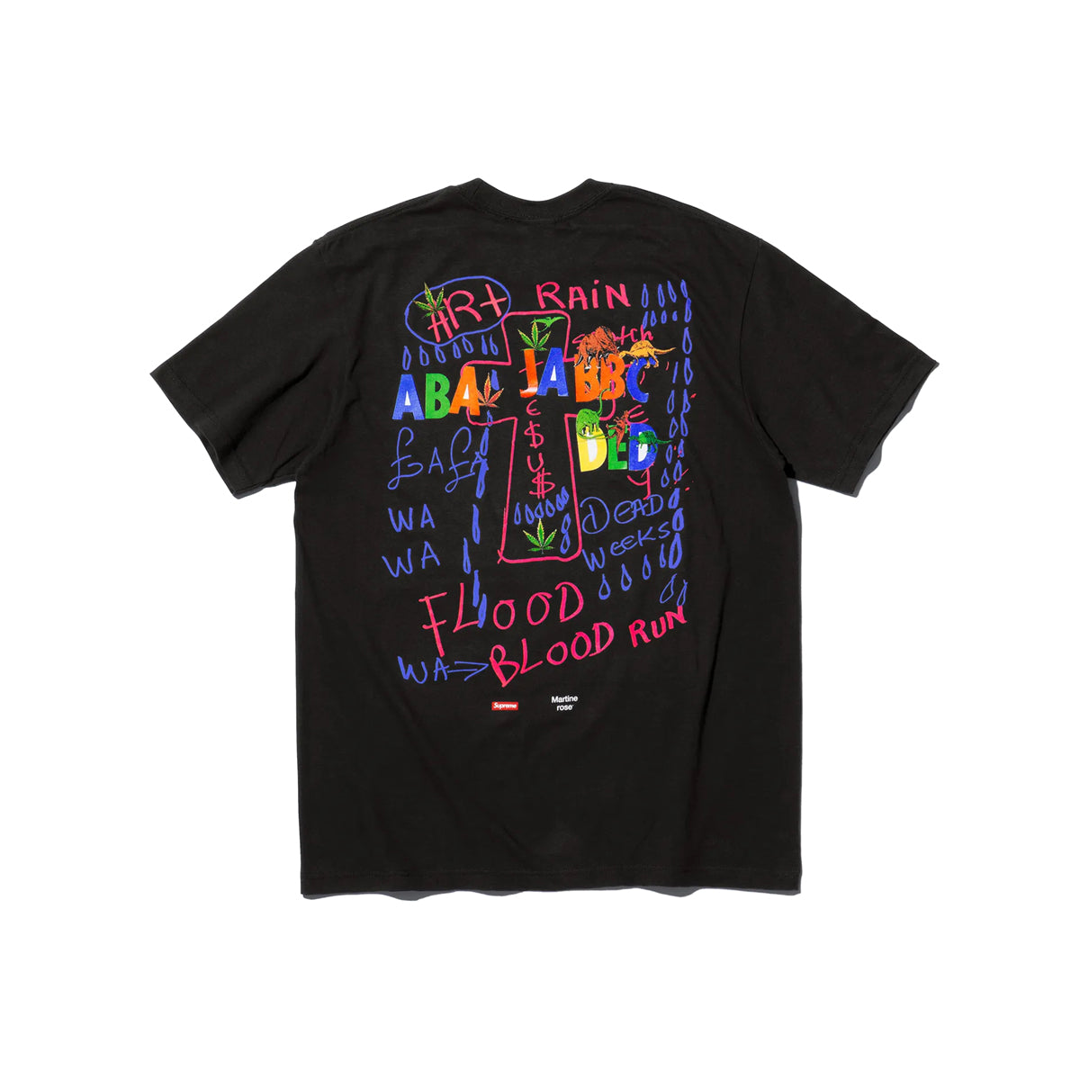 SUPREME Martine Rose Lee Scratch Perry T 卹 黑白 Martine Rose Lee Scratch Perry T 卹 黑白