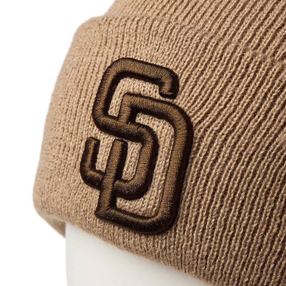 NEW ERA San Diego Padres - BASIC CUFF KNIT BEIGE 【14670057】