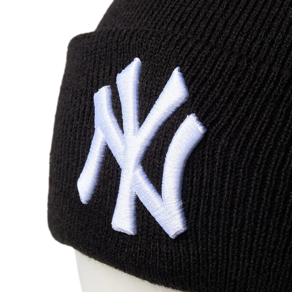 NEW ERA New York Yankees - BASIC CUFF KNIT BLACK 【14670067】