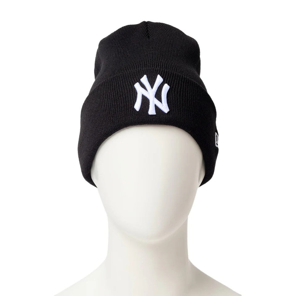 NEW ERA New York Yankees - BASIC CUFF KNIT BLACK 【14670067】