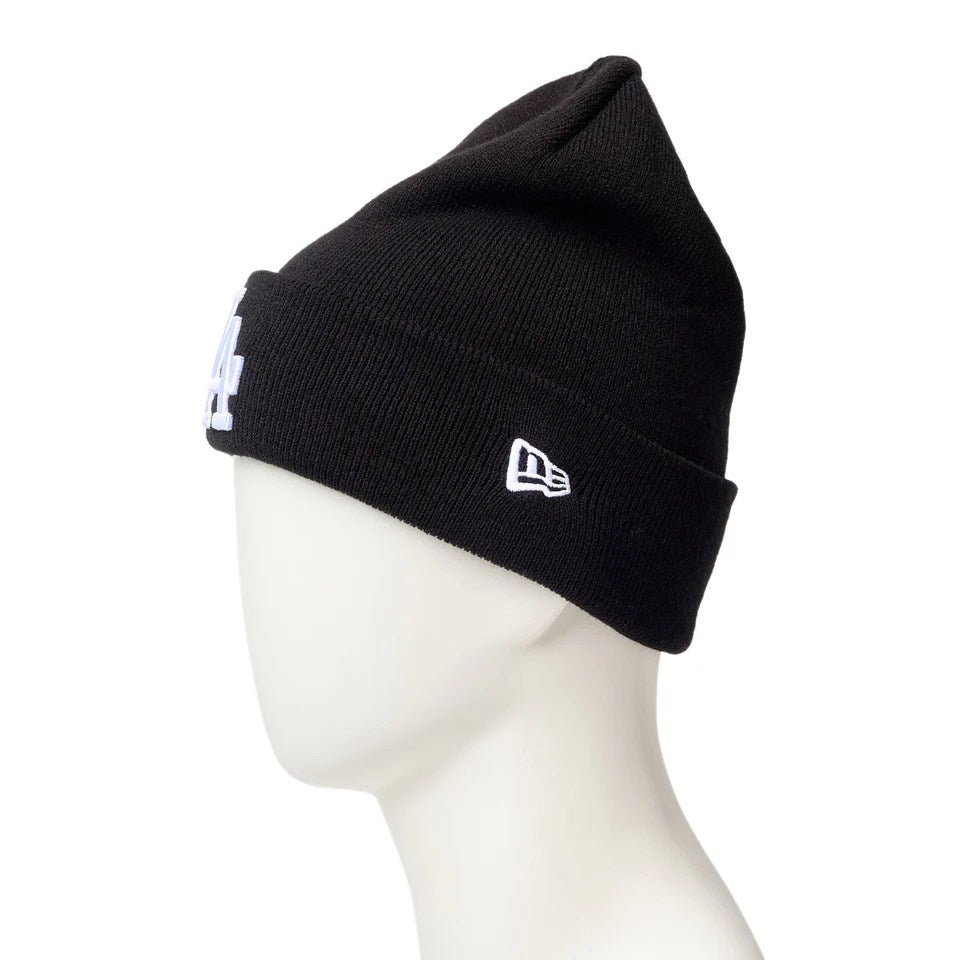NEW ERA Los Angeles Dodgers - BASIC CUFF KNIT BLACK 【14670079】