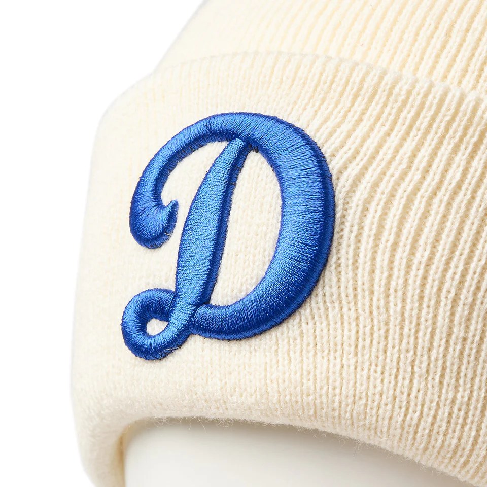 NEW ERA Los Angeles Dodgers - BASIC CUFF KNIT OFF WHITE 【14670078】