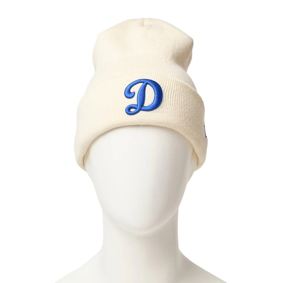 NEW ERA Los Angeles Dodgers - BASIC CUFF KNIT OFF WHITE 【14670078】