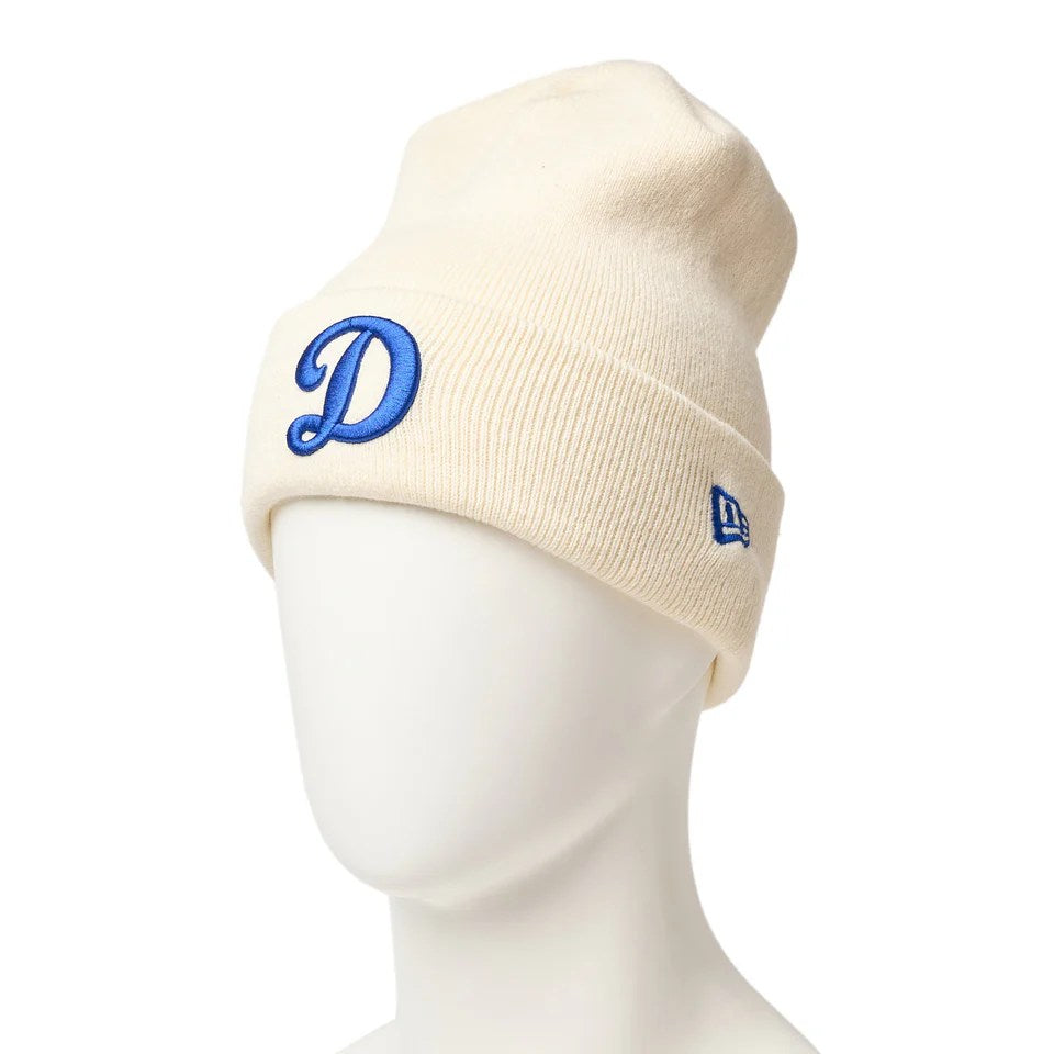 NEW ERA Los Angeles Dodgers - BASIC CUFF KNIT OFF WHITE 【14670078】