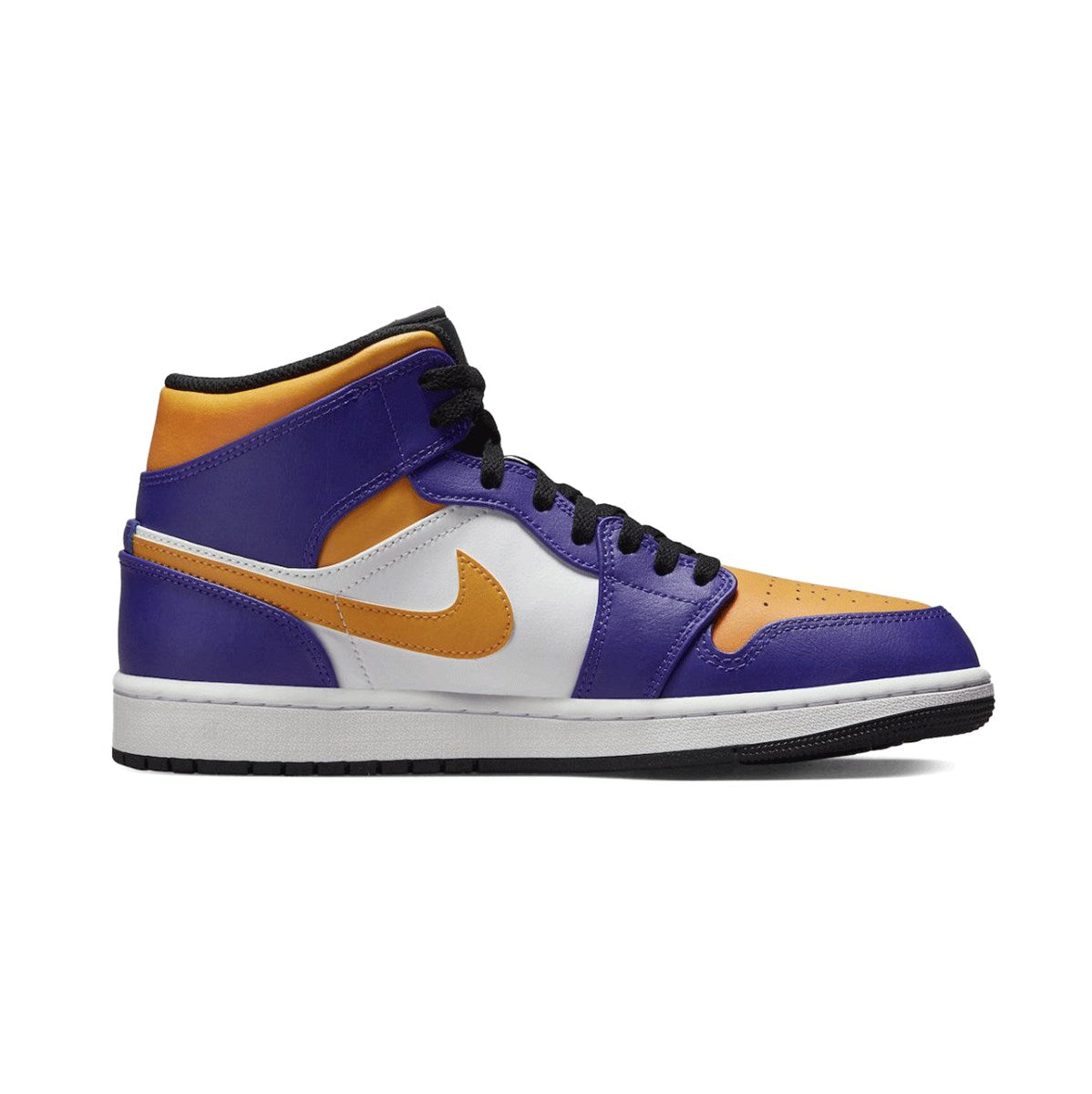 NIKE AIR JORDAN 1 MID LAKERS Dark Concord/Taxi-White-Black ナイキ エアジョーダン 1 ミッド レイカーズ【DQ8426-517】