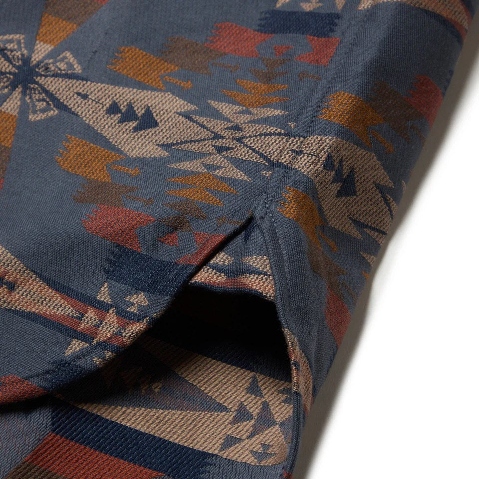 NEW ERA Pendleton - LS OVERSIZED SHIRT NAVY 【14683925】