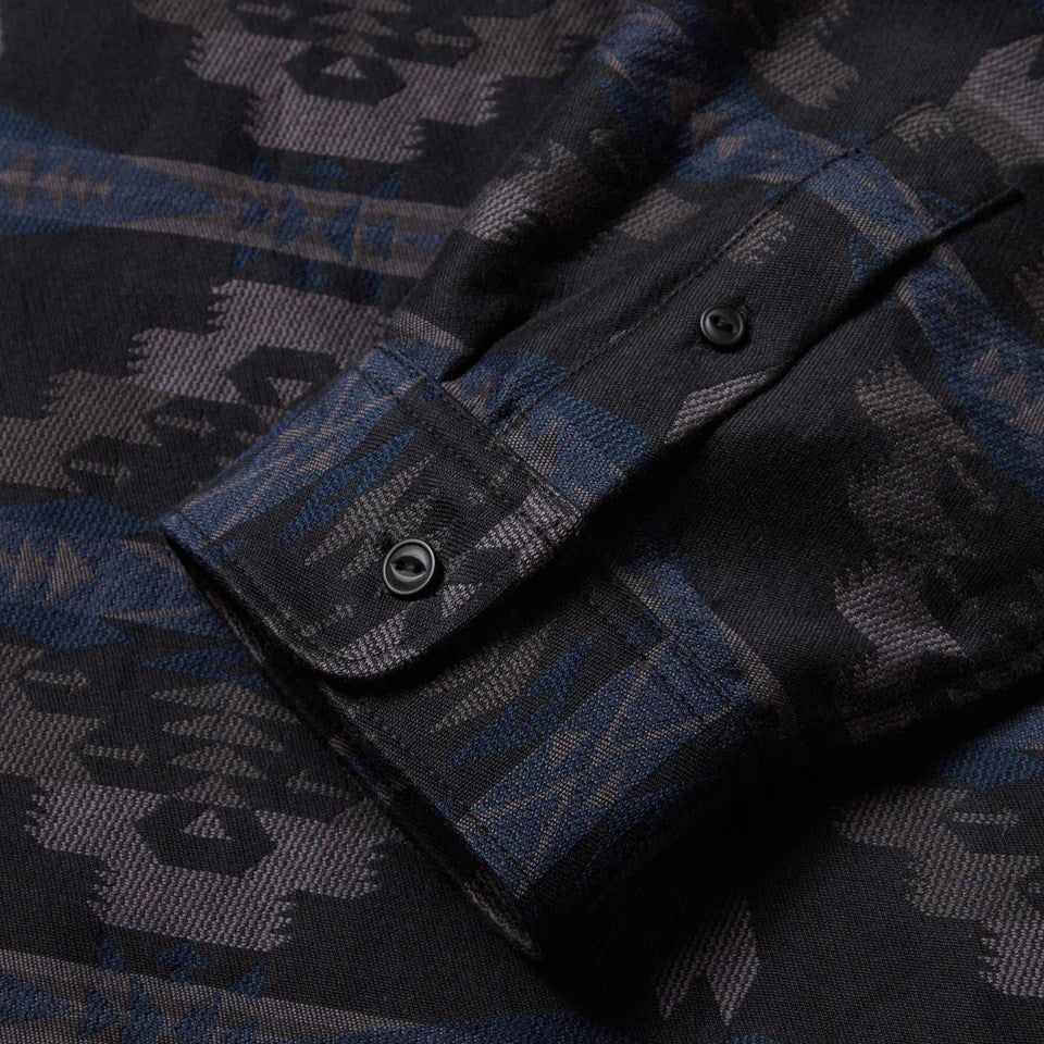 NEW ERA Pendleton - LS OVEWSIZED SHIRT BLACK【14683926】