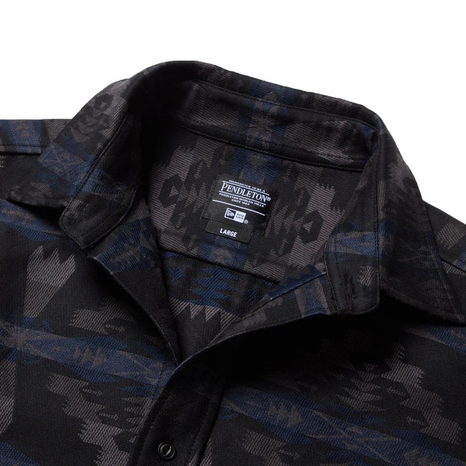 NEW ERA Pendleton - LS OVEWSIZED SHIRT BLACK【14683926】