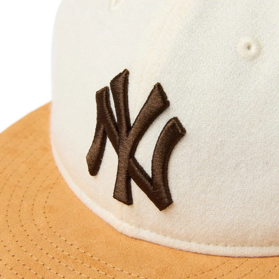 NEW ERA New York Yankees - RC 9FIFTY MLTN SUEDE OFF WHITE/MUSTARD 【14667630】