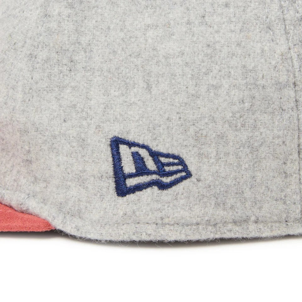 NEW ERA Los Angeles Dodgers - RC 9FIFTY MLTN SUEDE LIGHT GRAY/PINK【14667632】