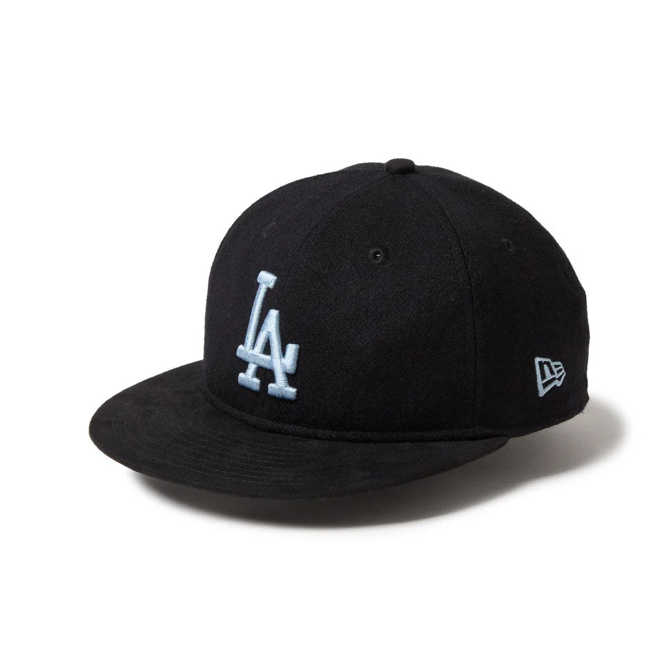 NEW ERA Los Angeles Dodgers - RC 9FIFTY MLTN SUEDE BLACK/BLACK 【14667633 】