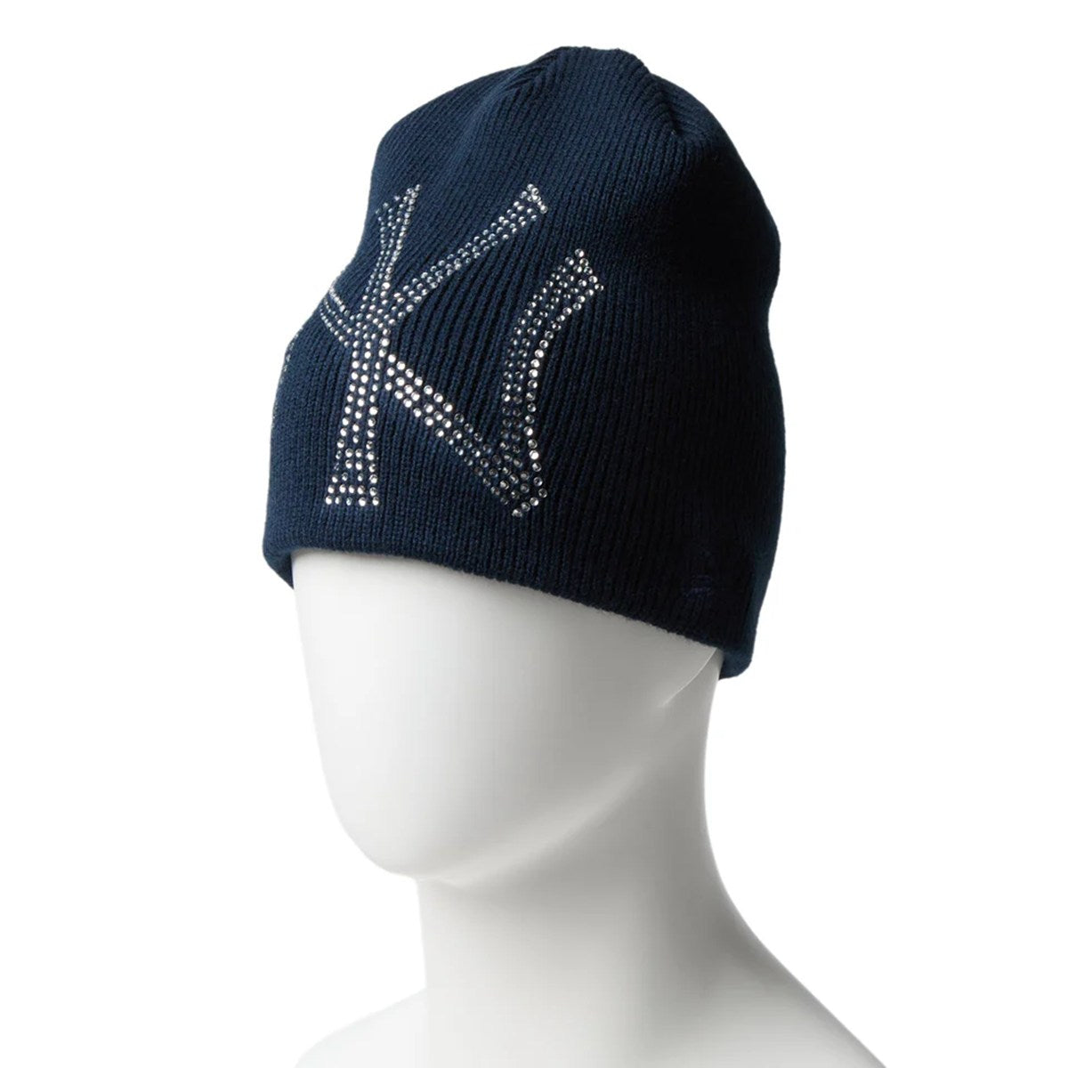 NEW ERA New York Yankees - BASIC BEANIE BIG RHINESTONE NAVY 【14670025】