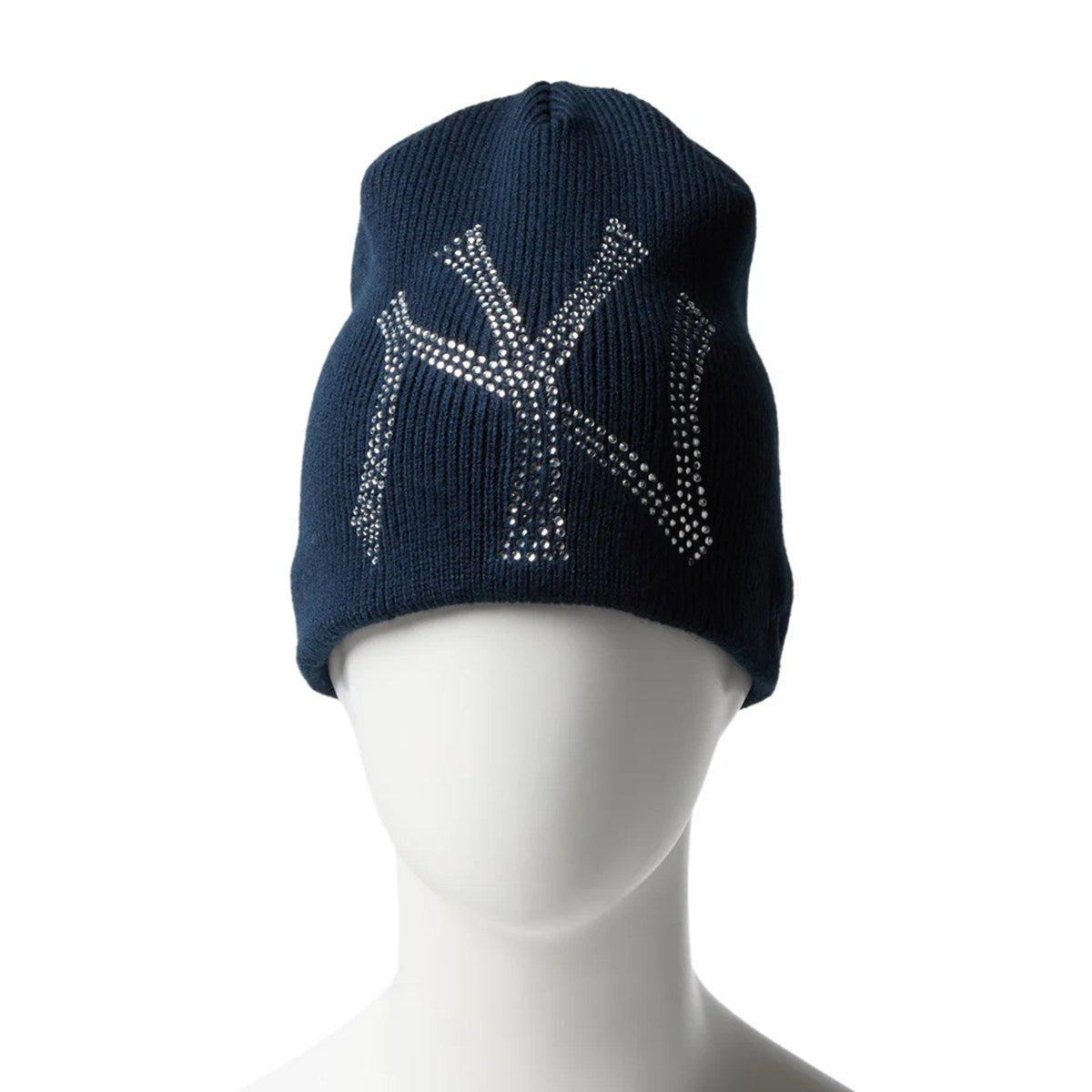 NEW ERA New York Yankees - BASIC BEANIE BIG RHINESTONE NAVY 【14670025】